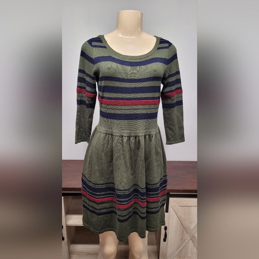 Pink Rose Stretch Knit Dress M